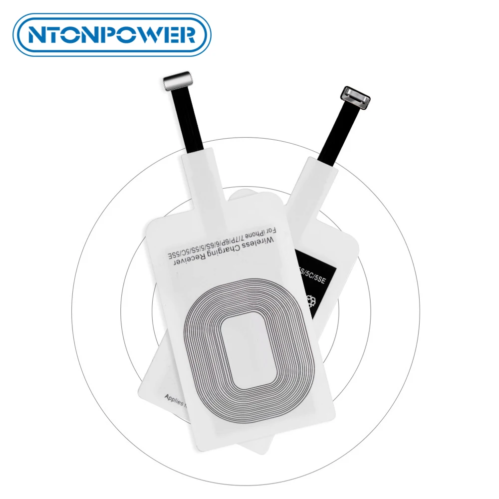 NTONPOWER Wireless Charging Connector For iPhone 7 6 6s 5 Micro USB Type C Universal Qi Wireless Charger Adapter Receiver
NTONPOWER Wireless Charging Connector For iPhone 7 6 6s 5 Micro USB Type C Universal Qi Wireless Charger Adapter Receiver