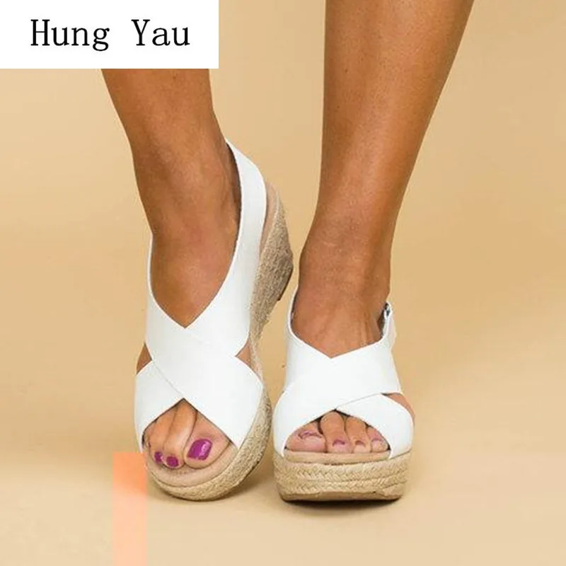Woman Sandals Shoes 2019 Summer Wedges Platform Peep Toe Hook & Loop Gladiator Shoes Women Fashion Slippers Plus Size 35-43
Woman Sandals Shoes 2019 Summer Wedges Platform Peep Toe Hook & Loop Gladiator Shoes Women Fashion Slippers Plus Size 35-43