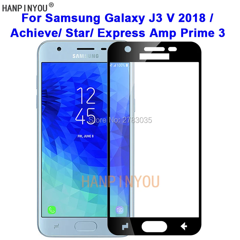 For Samsung Galaxy J3 V 2018 / Achieve / Star 9H Hardness 2.5D Full Cover Toughened Tempered Glass Film Screen Protector Guard
For Samsung Galaxy J3 V 2018 / Achieve / Star 9H Hardness 2.5D Full Cover Toughened Tempered Glass Film Screen Protector Guard