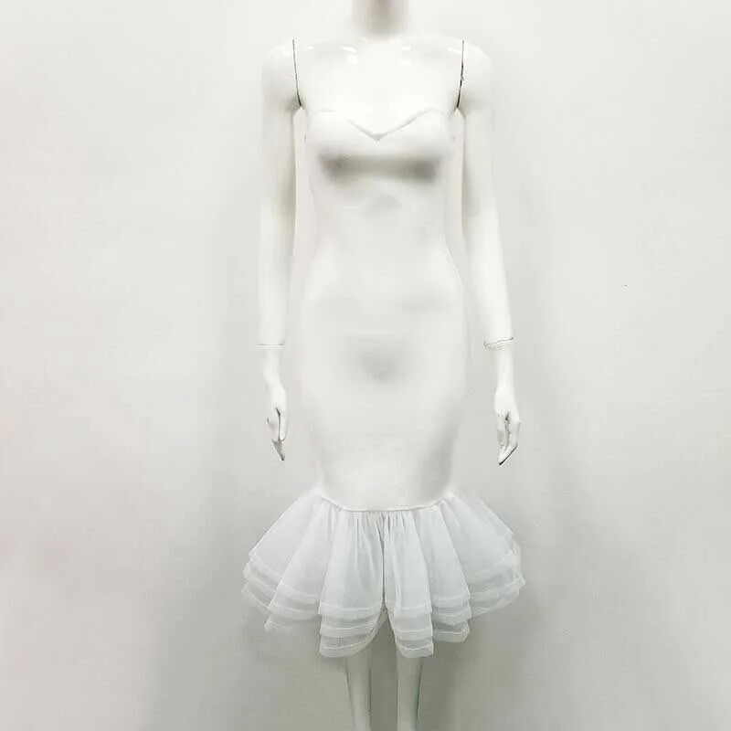 wholesale 2020 Newest Women dress Yellow white Strapless Mermaid Sweet and sexy celebrity Cocktail party bandage dress
wholesale 2020 Newest Women dress Yellow white Strapless Mermaid Sweet and sexy celebrity Cocktail party bandage dress