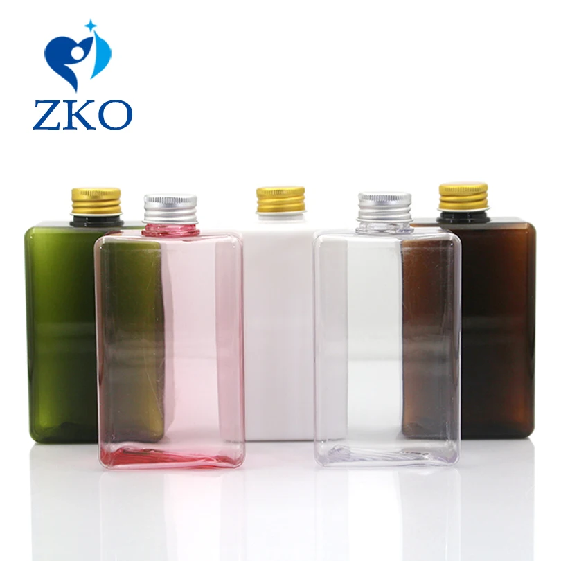 5pcs300ml Rectangular Multicolor PETG Discharge Makeup Water Bottle with Silver/Golden Aluminum Cap Refillable Dispensing Bottle
5pcs300ml Rectangular Multicolor PETG Discharge Makeup Water Bottle with Silver/Golden Aluminum Cap Refillable Dispensing Bottle