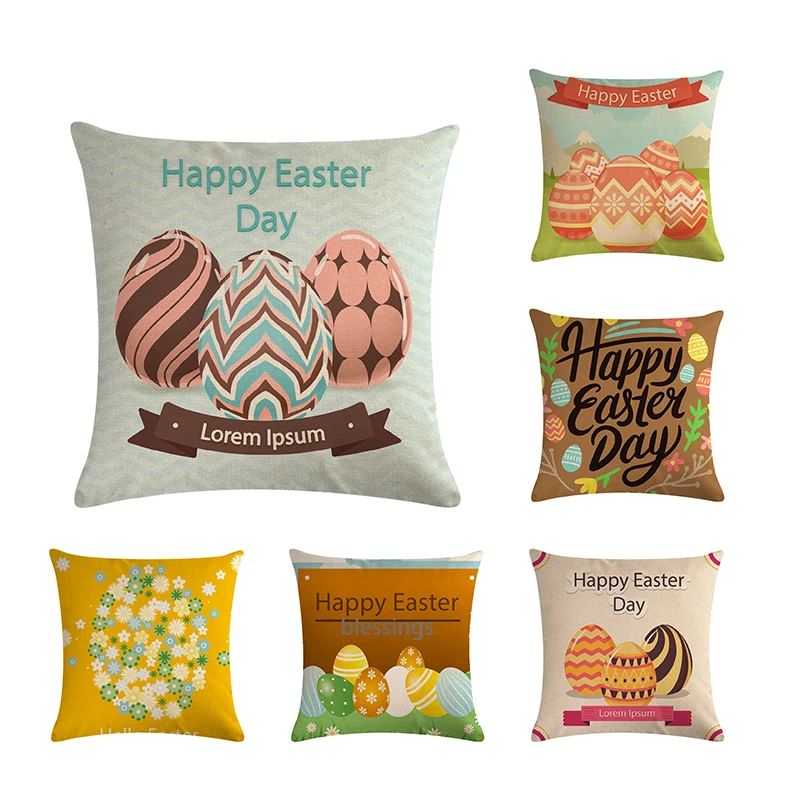 Happy Easter GreetingsPillow Cases Linen Cushion Cover Home Decor Pillow Case Cushion Cover 45cmX45cm For Sofa Car Square ZY559
Happy Easter GreetingsPillow Cases Linen Cushion Cover Home Decor Pillow Case Cushion Cover 45cmX45cm For Sofa Car Square ZY559