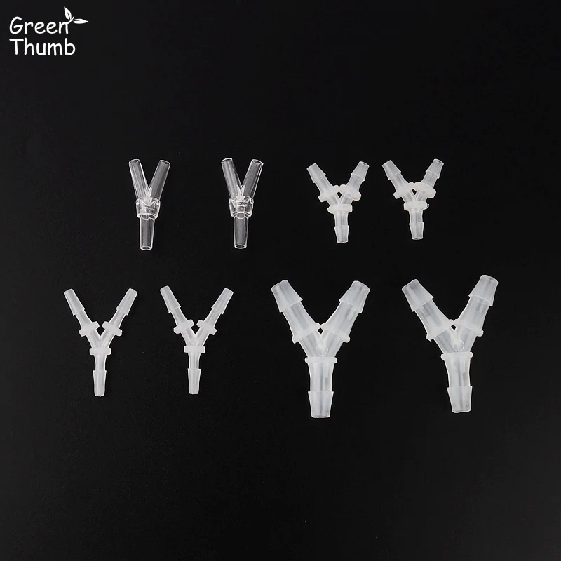 10pcs Outer Diameter 2.4-9.5mm Equal Y Type Connector White Plastic Transparent Hose Pipe Adapter Air Pump Fish Tank Fittings
10pcs Outer Diameter 2.4-9.5mm Equal Y Type Connector White Plastic Transparent Hose Pipe Adapter Air Pump Fish Tank Fittings