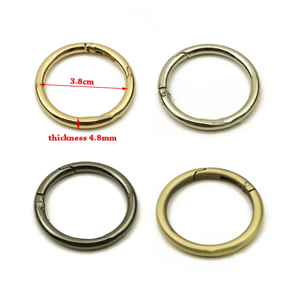 Metal O Ring Openable Keyring Bag Strap Buckle Dog Chain Snap Clasp Clip O-Ring Buckles Clips Snap Hooks For Bag Accessories
Metal O Ring Openable Keyring Bag Strap Buckle Dog Chain Snap Clasp Clip O-Ring Buckles Clips Snap Hooks For Bag Accessories