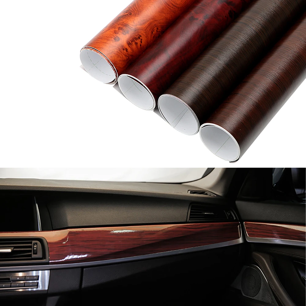 30x100cm Glossy PVC Wood Grain Car Wrap Film Decal Wood Grain Textured Automobiles Internal Decoration Sticker DIY Car-Styling
30x100cm Glossy PVC Wood Grain Car Wrap Film Decal Wood Grain Textured Automobiles Internal Decoration Sticker DIY Car-Styling