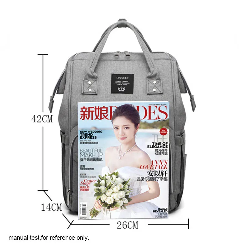 Lequeen Travel bag Backpack Diaper Bag with USB interface Nursing Bag Multiple Mummy bag Bebe accessories
Lequeen Travel bag Backpack Diaper Bag with USB interface Nursing Bag Multiple Mummy bag Bebe accessories