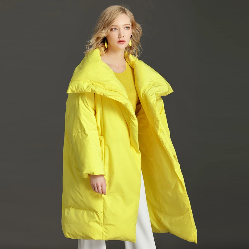 YNZZU High Quality Winter Down Jackets Women Elegant Pink Long Loose Duck Down Coats Plus Size 6XL Female Overcoat Yellow O674
YNZZU High Quality Winter Down Jackets Women Elegant Pink Long Loose Duck Down Coats Plus Size 6XL Female Overcoat Yellow O674