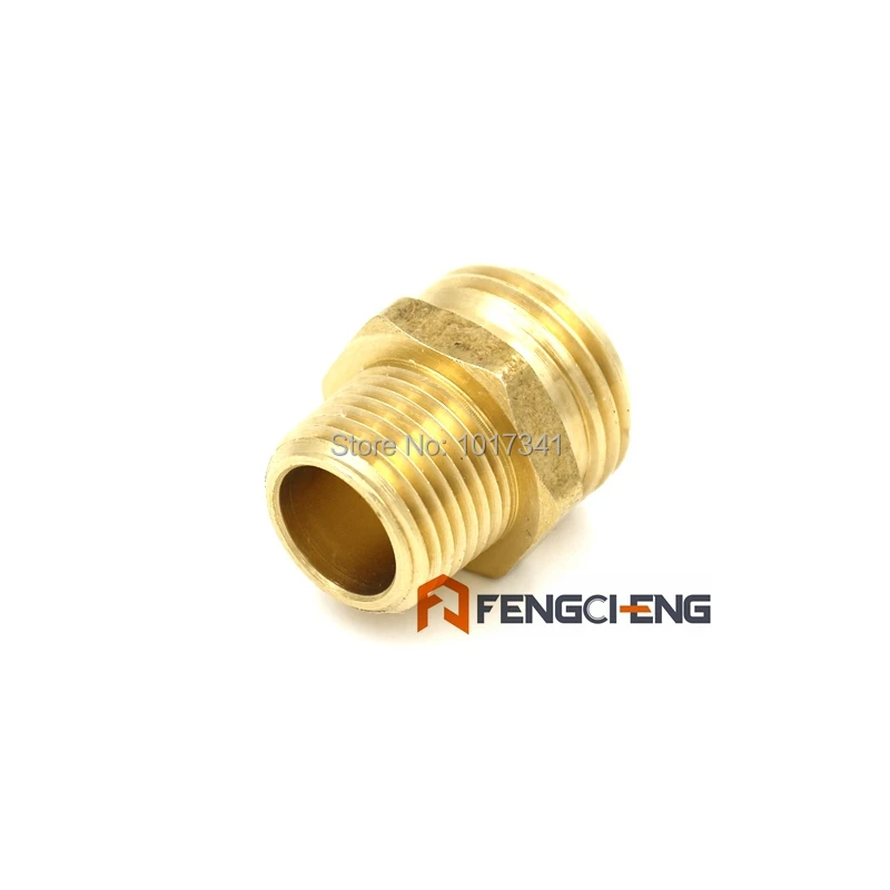 3/4 "мужской американский Садовый шланг с резьбой x 1/2" Мужской NPT латунный