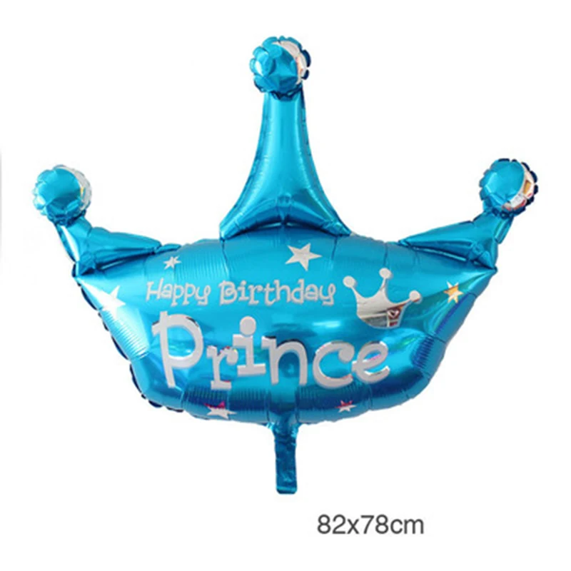 Crown Foil Balloons Princess Pince Helium Air Ball Happy Birthday Decorations Anniversaire Wedding Baby Shower Party Supplies 
Crown Foil Balloons Princess Pince Helium Air Ball Happy Birthday Decorations Anniversaire Wedding Baby Shower Party Supplies