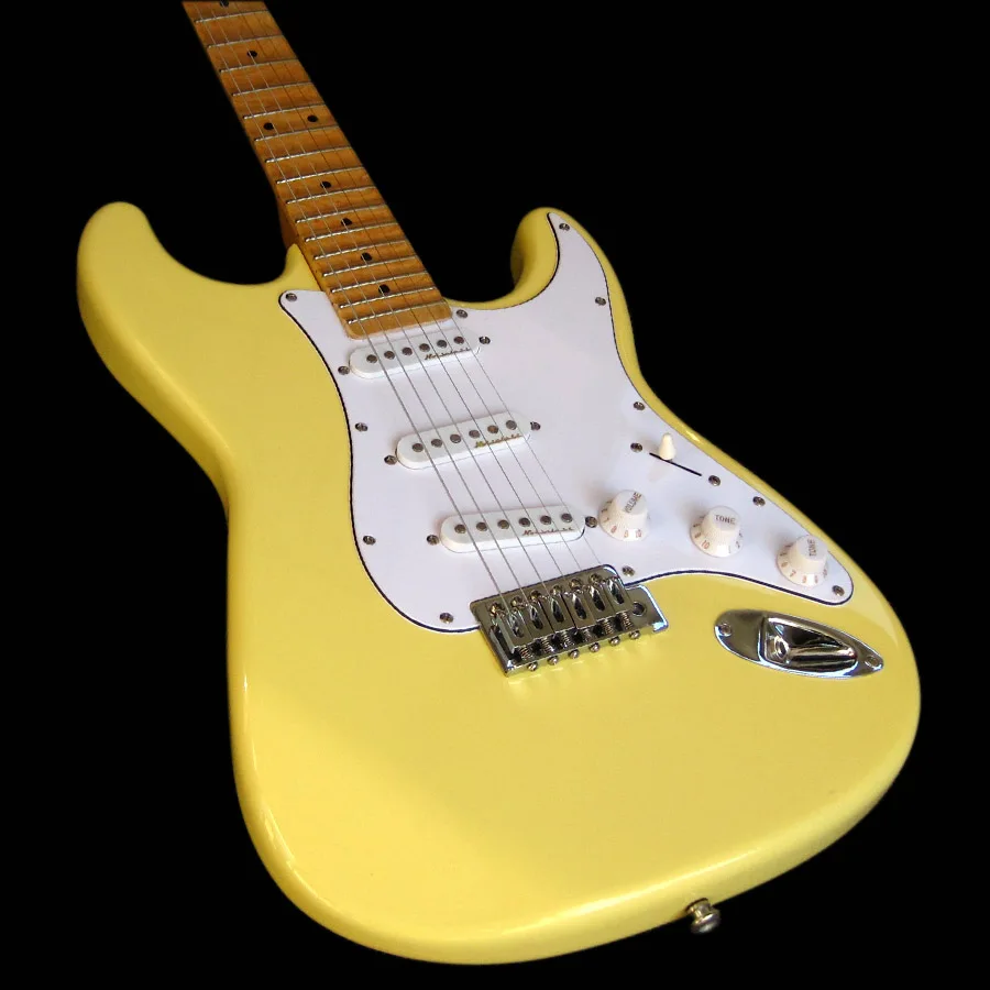 Yngwie Malmsteen электрогитара клен фестончатый гриф SSS бесшумные звукосниматели