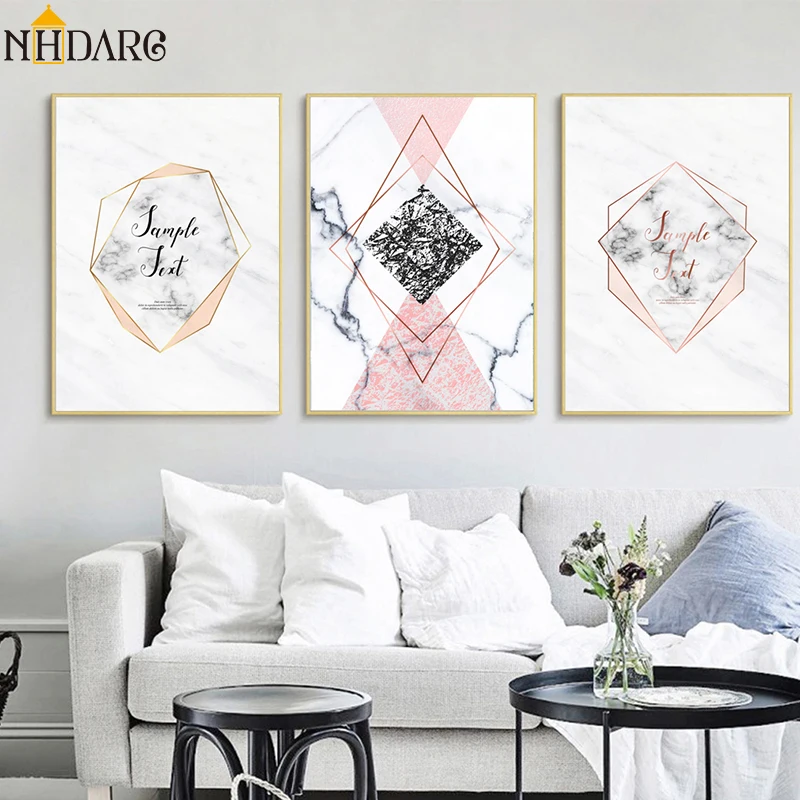 Nordic Pink Geometric Picture of Rhinestones Marble Poster Wall Art Canvas Painting Wall Pictures For Living Room Art Home Decor
Nordic Pink Geometric Picture of Rhinestones Marble Poster Wall Art Canvas Painting Wall Pictures For Living Room Art Home Decor