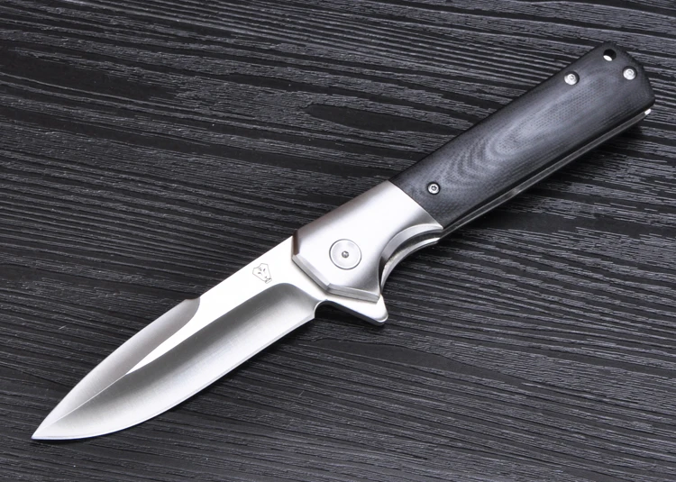 VOLTRON V20 8Cr13Mov Blade Steel +G10 Handle ,Ball Bearing Flipper Folding Knife Tactical Survival Hunting Knives Outdoor tool
VOLTRON V20 8Cr13Mov Blade Steel +G10 Handle ,Ball Bearing Flipper Folding Knife Tactical Survival Hunting Knives Outdoor tool