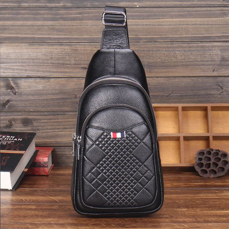 BAQI Men's Crossbody Bag Chest Bag 2019 Fashion Designer Men Messenger bag Cow Leather Shoulder Bag Men Package Back pack Travel
BAQI Men's Crossbody Bag Chest Bag 2019 Fashion Designer Men Messenger bag Cow Leather Shoulder Bag Men Package Back pack Travel