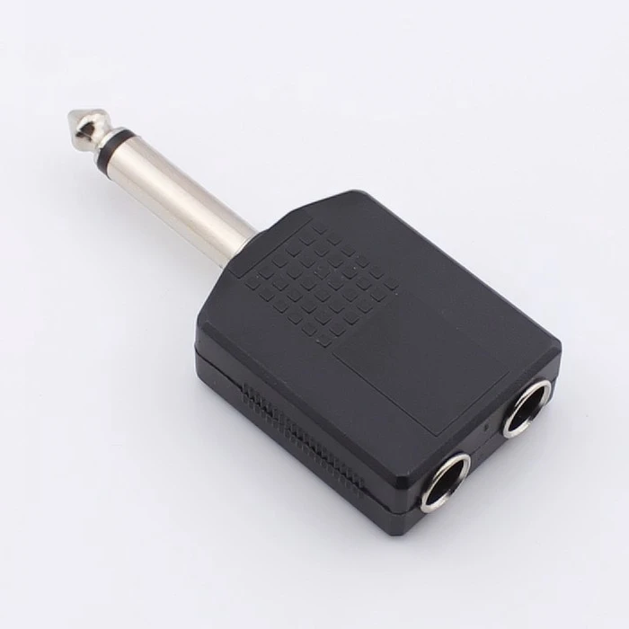 50pcs Audio Adapter Mono 6.35mm Audio Plug male to dual 6.35 female mono jack socket
50pcs Audio Adapter Mono 6.35mm Audio Plug male to dual 6.35 female mono jack socket