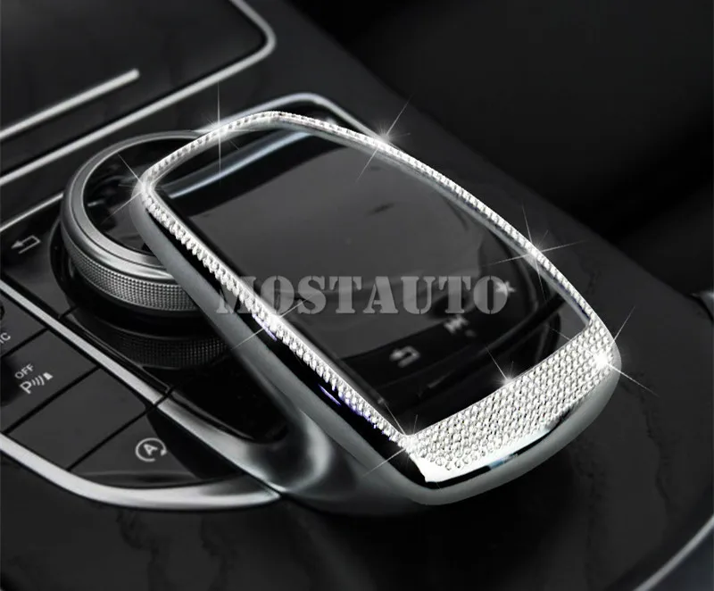 For Benz C Class W205 Rhinestone Style Console Mouse Control Frame Trim Cover 2014-2021 1pcs Car Accessories Interior Car Decor
For Benz C Class W205 Rhinestone Style Console Mouse Control Frame Trim Cover 2014-2021 1pcs Car Accessories Interior Car Decor
