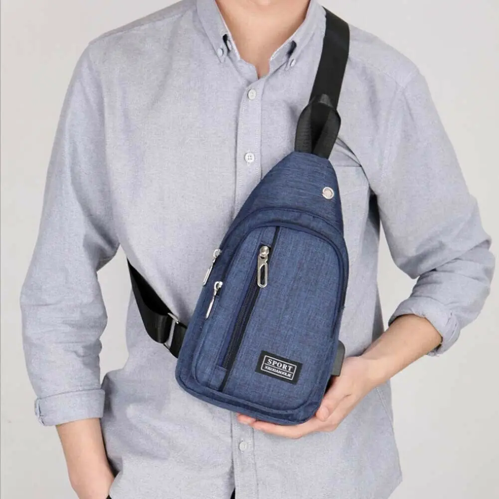 Outdoor Sport Chest Sling Bag Crossbody Shoulder Bag Men's Casual Travel USB Charging Sports Messenger Pack
Outdoor Sport Chest Sling Bag Crossbody Shoulder Bag Men's Casual Travel USB Charging Sports Messenger Pack