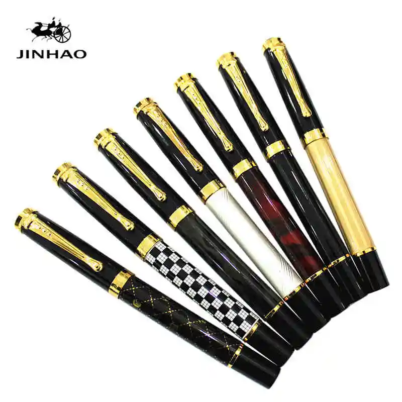 JINHAO 500 ИСПОЛНИТЕЛЬНЫЙ белый и золотой 7 видов цветов М Перьевая ручка высокого качества Лидер продаж роскошные подарочные ручки для письма
JINHAO 500 ИСПОЛНИТЕЛЬНЫЙ белый и золотой 7 видов цветов М Перьевая ручка высокого качества Лидер продаж роскошные подарочные ручки для письма