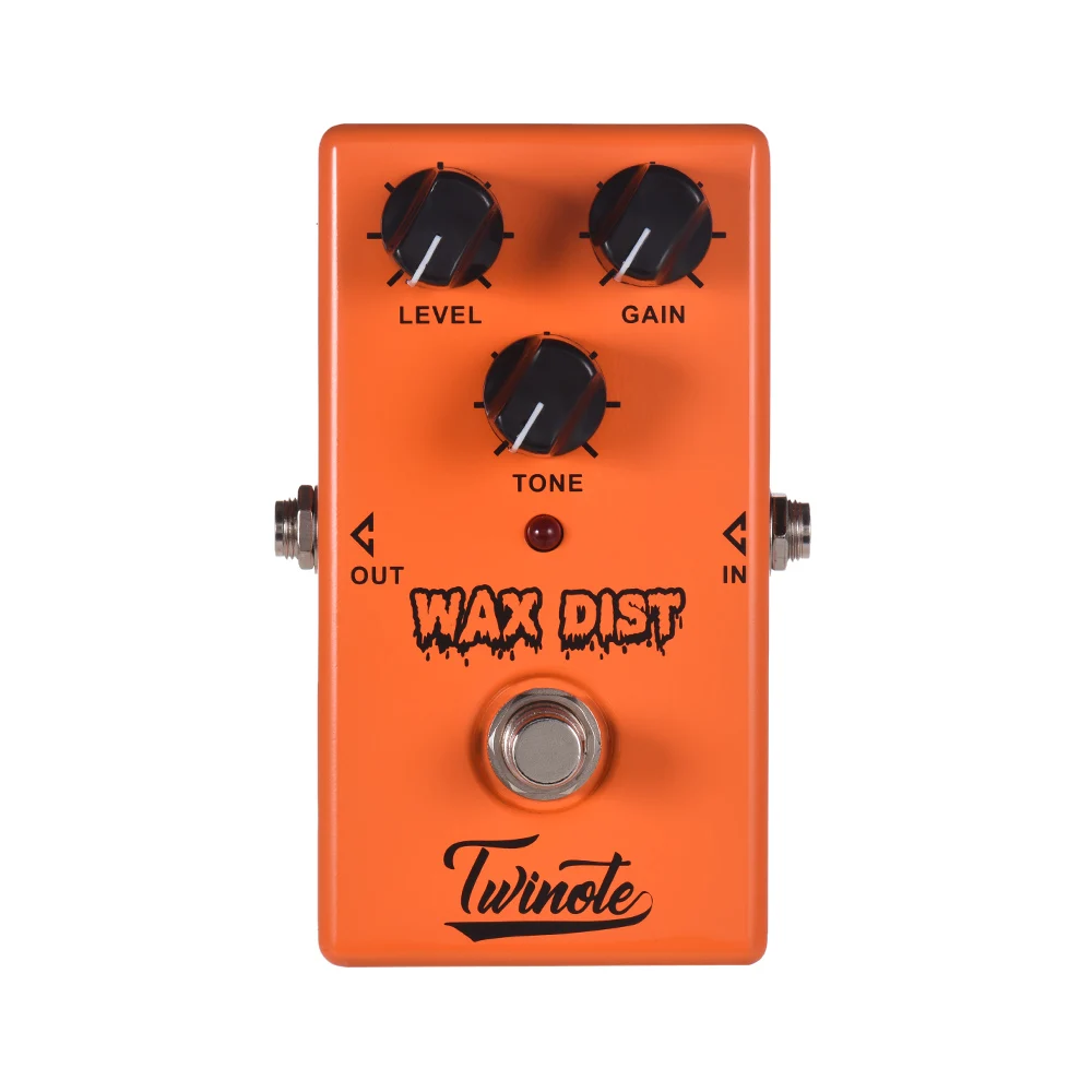 Twinote WAX DIST, Классическая педаль для гитары с искажением, в британском стиле, полностью металлическая оболочка с истинным байпасом
Twinote WAX DIST, Классическая педаль для гитары с искажением, в британском стиле, полностью металлическая оболочка с истинным байпасом