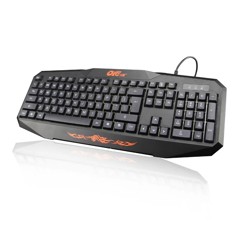 K120 USB LED Illuminated Ergonomic Backlight Back Light Professional Pro Gaming Game Keyboard For Gamer | Компьютеры и офис