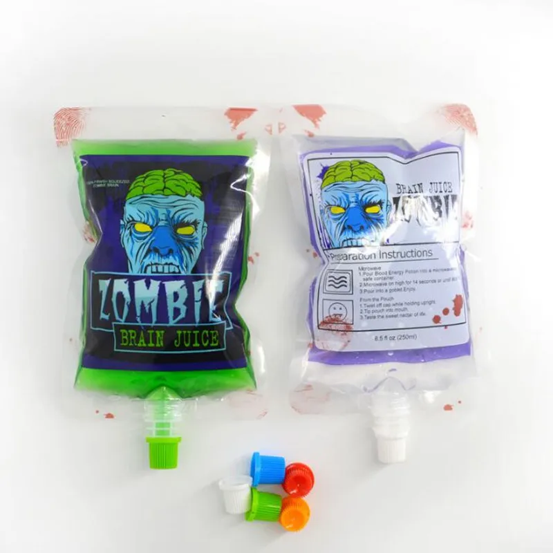 New Reusable Blood Drinking Bags 250ml Blood Juice Energy Drink Bag Vampires Pouch Bags Props Party Favor Gift Wedding
New Reusable Blood Drinking Bags 250ml Blood Juice Energy Drink Bag Vampires Pouch Bags Props Party Favor Gift Wedding