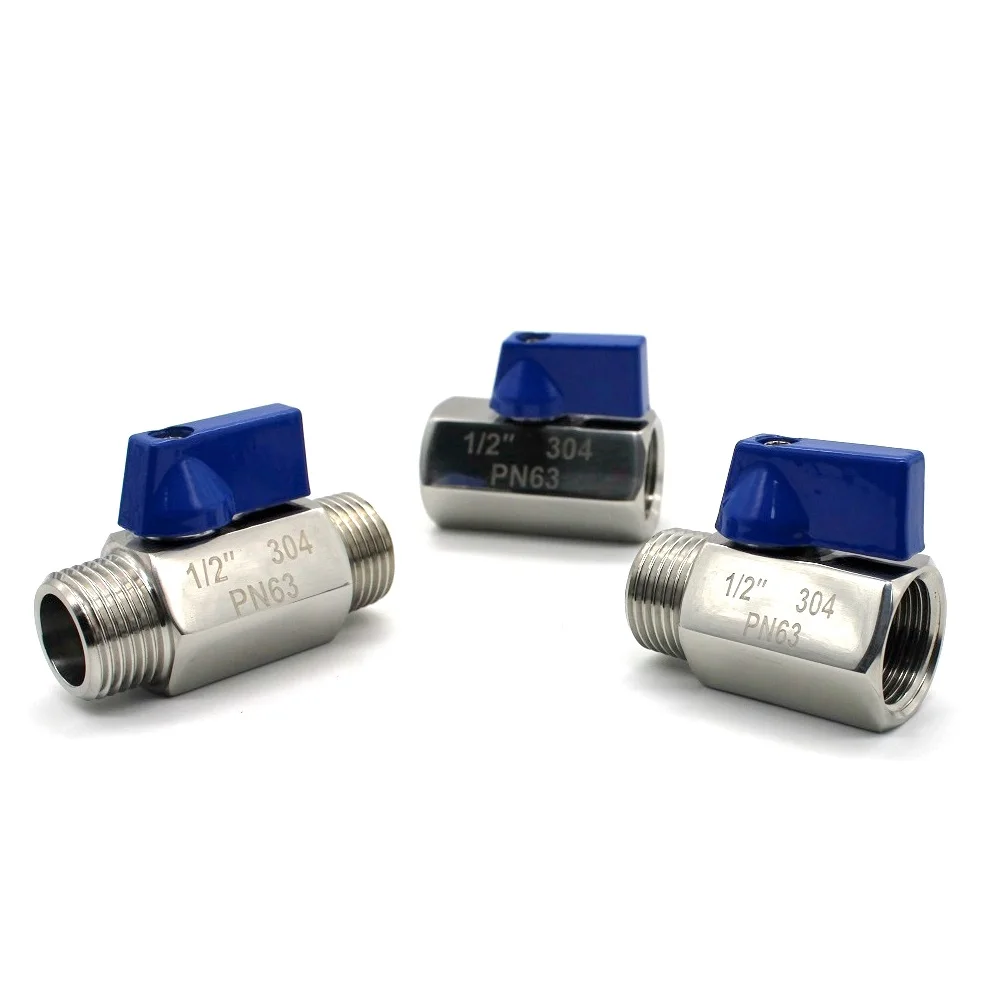 Stainless Steel Tap MINI Ball Valve 1/8 1/4 3/8 1/2 3/4 1" Thread SS304 Brewer Hardware
Stainless Steel Tap MINI Ball Valve 1/8 1/4 3/8 1/2 3/4 1" Thread SS304 Brewer Hardware