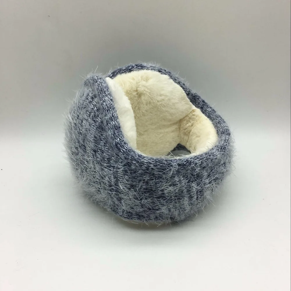Winter latest knitted rabbit wool with folding earmuffs man and women warm fashion ear warmer earfalp
Winter latest knitted rabbit wool with folding earmuffs man and women warm fashion ear warmer earfalp