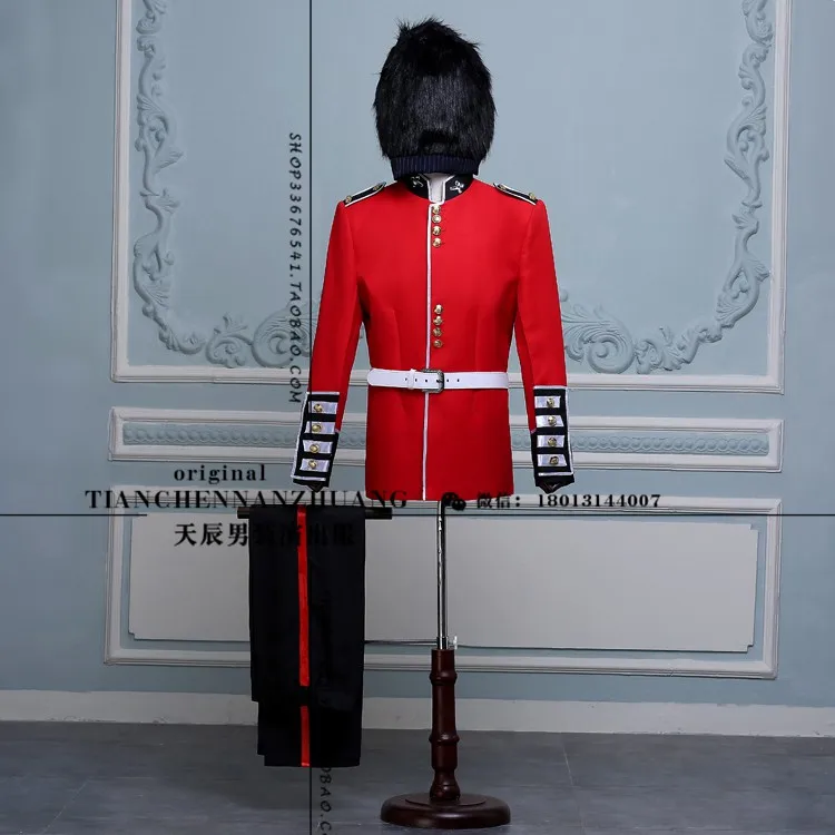 Бесплатная доставка, мужская униформа U.K royal guard, куртка, брюки с шляпой/бриджи с брюками
Бесплатная доставка, мужская униформа U.K royal guard, куртка, брюки с шляпой/бриджи с брюками