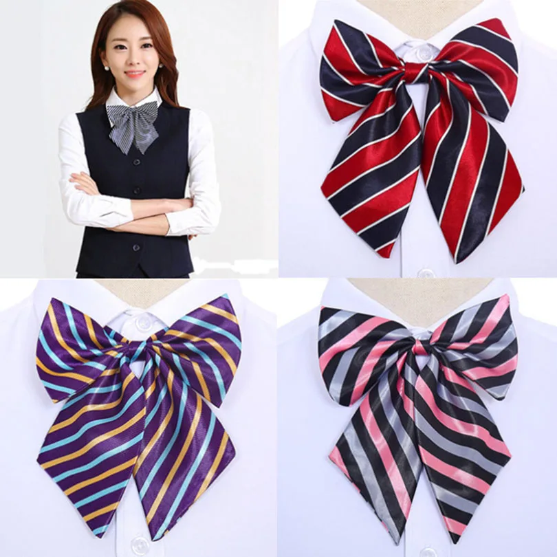 AWAYTR Women Bowties Vintage Striped Bow Ties Silk Tie Bow Tie Butterfly Gravata Borboleta Cravat Wedding Neck Wear Accessories
AWAYTR Women Bowties Vintage Striped Bow Ties Silk Tie Bow Tie Butterfly Gravata Borboleta Cravat Wedding Neck Wear Accessories