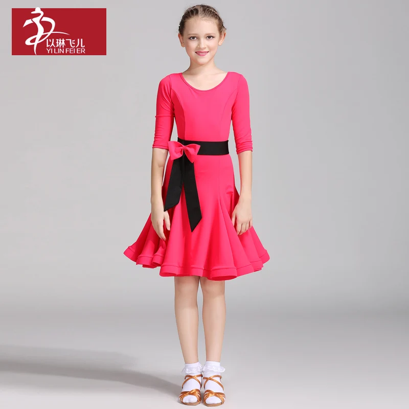 New Lady Latin Dance Dress Girls Ballroom Dancing Suit Children's Dancing Examination Class Practice Suit Half Sleeve B-6496
New Lady Latin Dance Dress Girls Ballroom Dancing Suit Children's Dancing Examination Class Practice Suit Half Sleeve B-6496