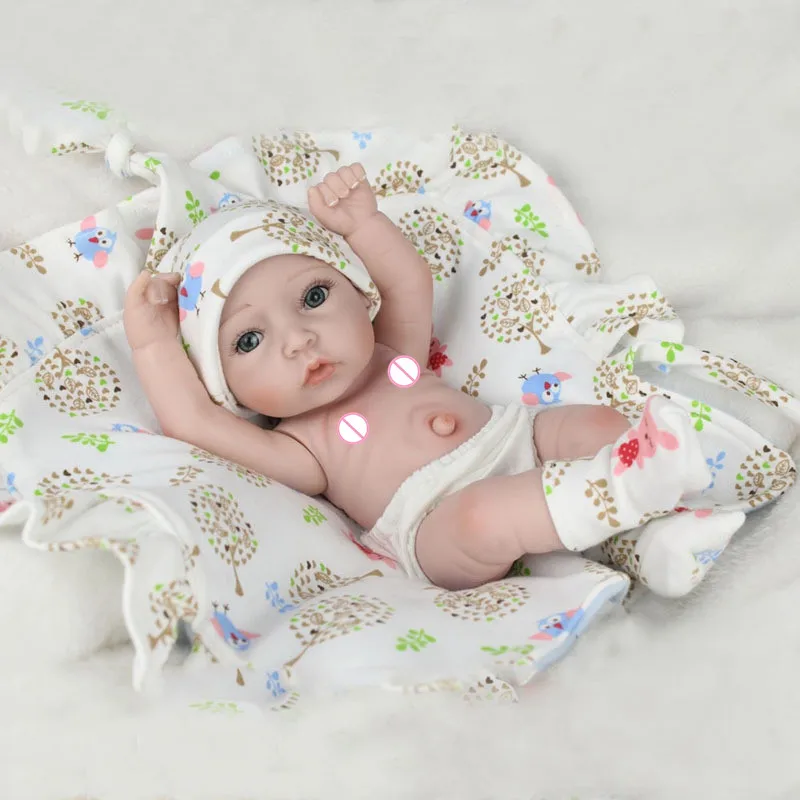 Новые реалистичные куклы Reborn Baby 28 см Силиконовые очаровательные модели для