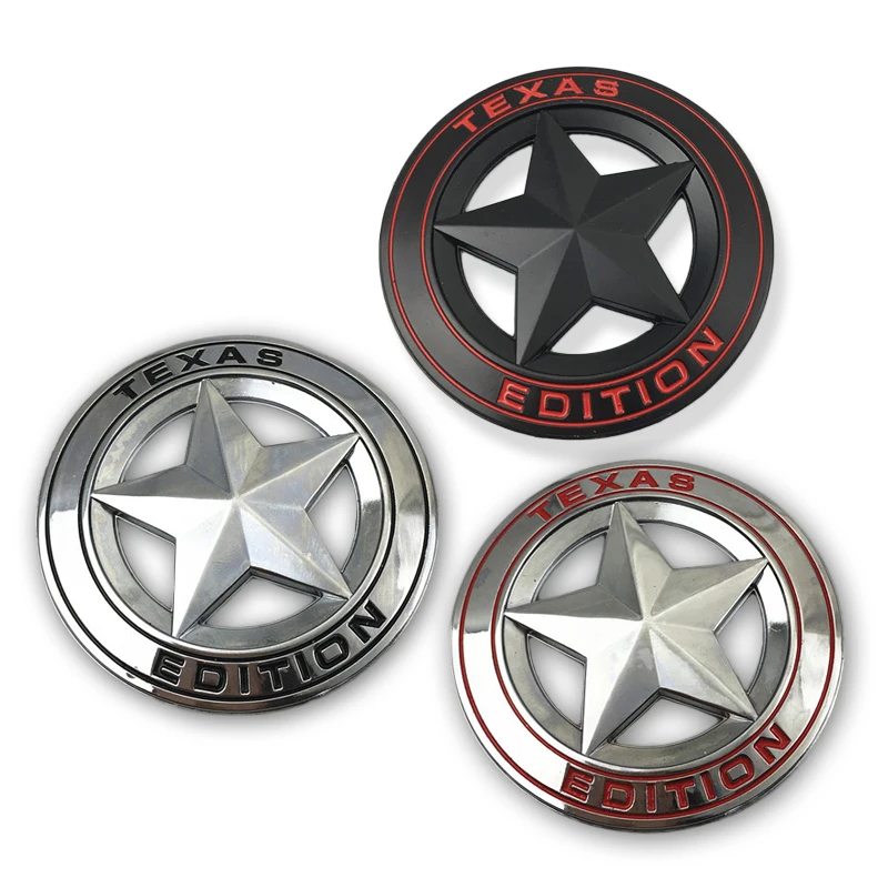 Фото Новая эмблема Texas Edition с принтом в виде звезд логотип 3D наклейки для JEEP наклейка