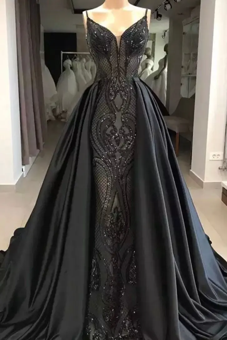 Long Evening Dress 2019 New Arrival Mermaid V-neck Gorgeous Lace Long Train Black Formal Arabic Evening Gown
Long Evening Dress 2019 New Arrival Mermaid V-neck Gorgeous Lace Long Train Black Formal Arabic Evening Gown