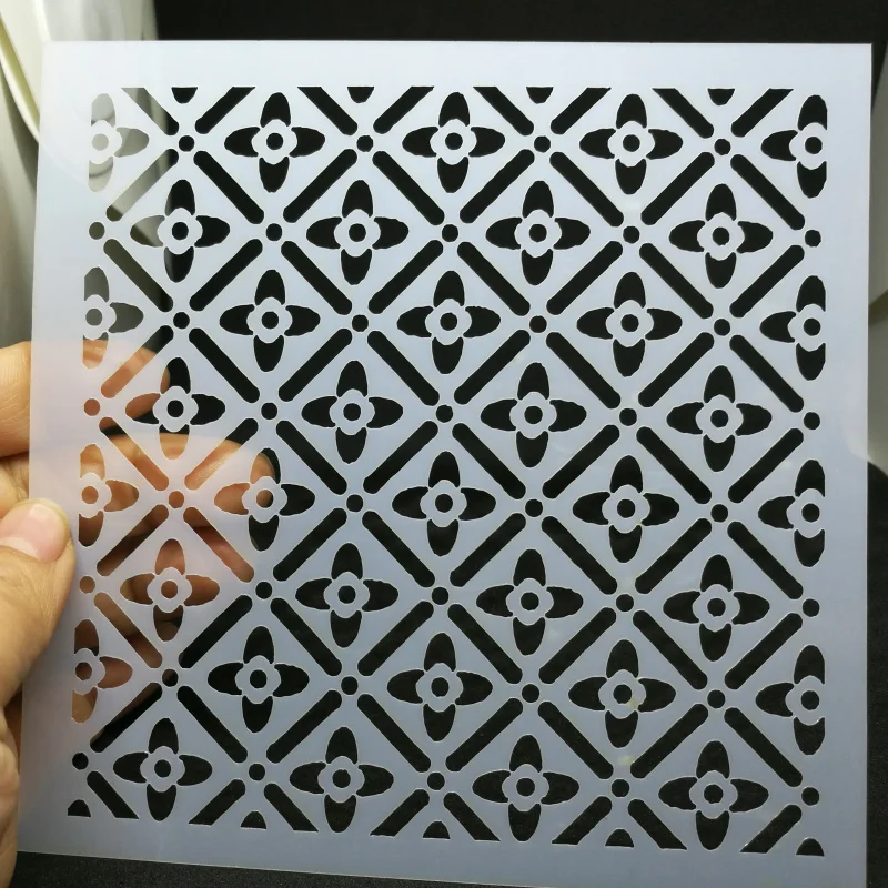 13*13 Four gem pvc Layering Stencils for Diy scrapbook coloring,painting stencil,home decor diy etc. Product image
13*13 Four gem pvc Layering Stencils for Diy scrapbook coloring,painting stencil,home decor diy etc. Product image
