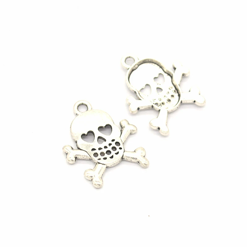 50pcs Skull Charms DIY Jewelry Making Pendant Fit Bracelets Necklaces Earrings Handmade Crafts 
50pcs Skull Charms DIY Jewelry Making Pendant Fit Bracelets Necklaces Earrings Handmade Crafts