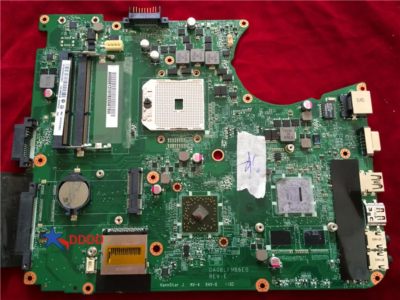 Оригинальная материнская плата для ноутбука Toshiba Satellite L655 L655D DA0BLFMB6E0 A000081310