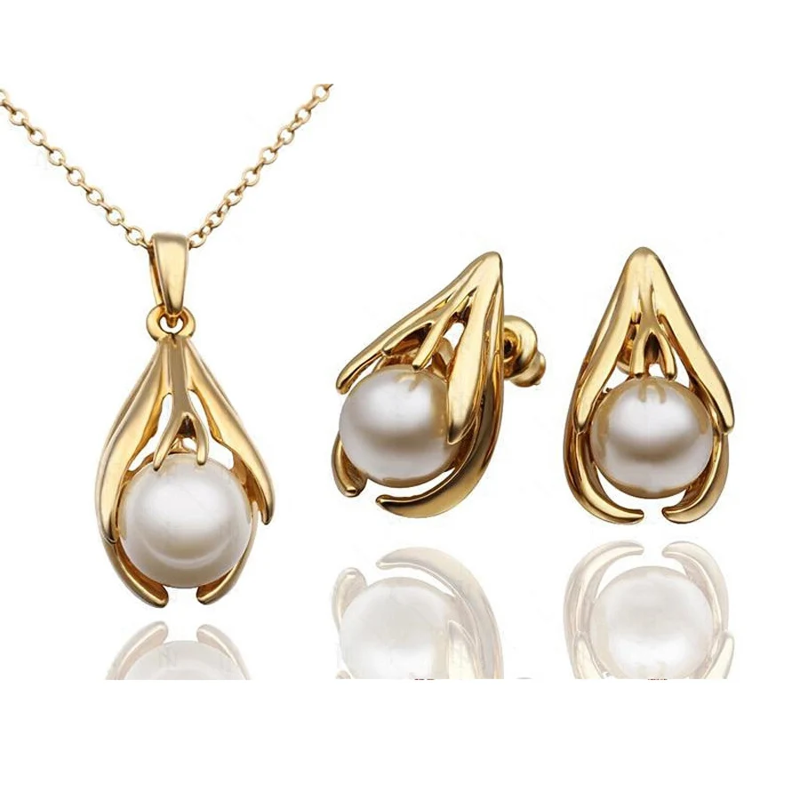 2022 Fashion freshwater Pearl Jewelry Sets For Women gold-color Crystal Earrings Necklace Set Wedding Accessories Jewellery
2022 Fashion freshwater Pearl Jewelry Sets For Women gold-color Crystal Earrings Necklace Set Wedding Accessories Jewellery