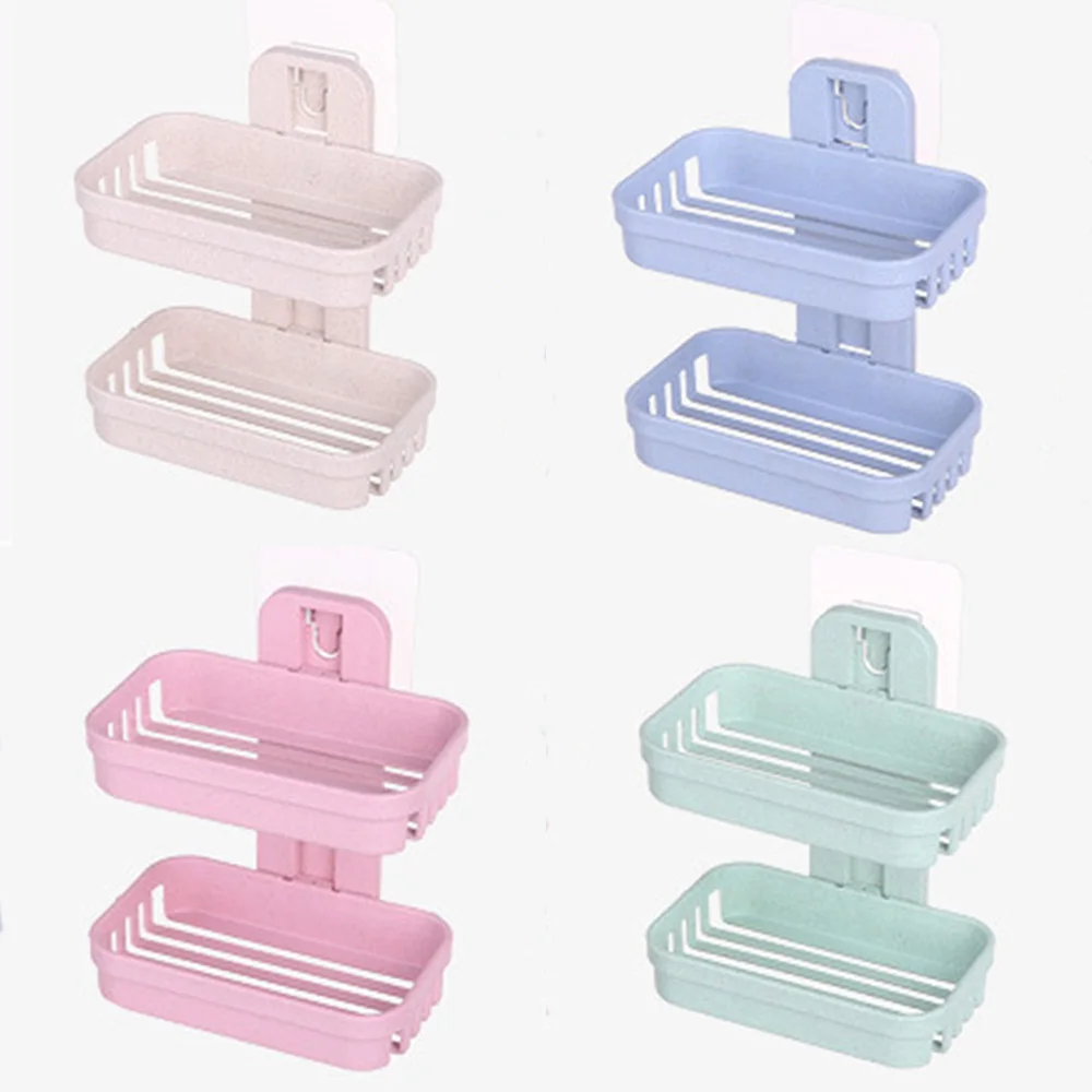 Double Layers Soap Dishes Drain Sponge Holder Wheat Straw Strong Suction Cup Storage Rack Soap Box Bathroom Accessories
Double Layers Soap Dishes Drain Sponge Holder Wheat Straw Strong Suction Cup Storage Rack Soap Box Bathroom Accessories