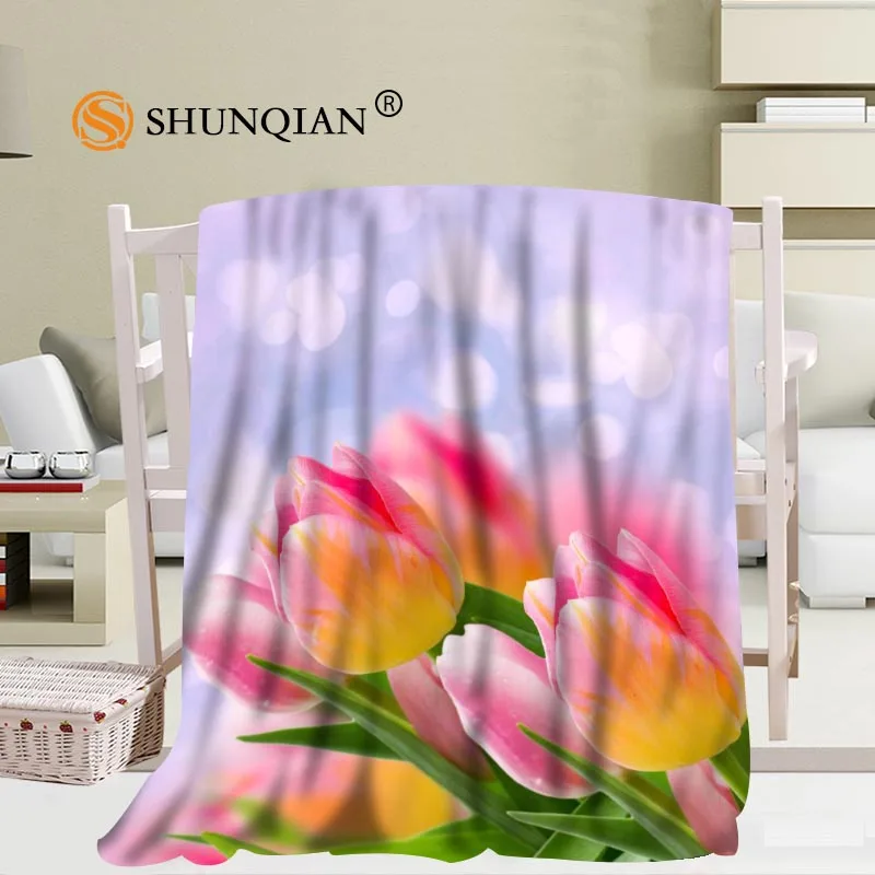 Custom Tulips Blanket Office Sofa Blanket Portable Soft Blanket Bed Plane Travel Adult Home Blanket
Custom Tulips Blanket Office Sofa Blanket Portable Soft Blanket Bed Plane Travel Adult Home Blanket
