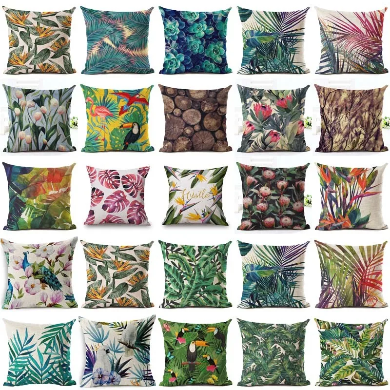 Tropical Cushion Cover Birds Printing Linen Throw Pillows Case Car Sofa Cover Decorative Pillowcase decorativos cojines 45x45cm
Tropical Cushion Cover Birds Printing Linen Throw Pillows Case Car Sofa Cover Decorative Pillowcase decorativos cojines 45x45cm