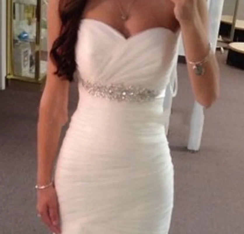 Best Selling Mermaid Zipper Back Wedding Gown Strapless Organza Beading Vestido De Noiva Floor-Length Pleat Trumpet Bridal Gown
Best Selling Mermaid Zipper Back Wedding Gown Strapless Organza Beading Vestido De Noiva Floor-Length Pleat Trumpet Bridal Gown