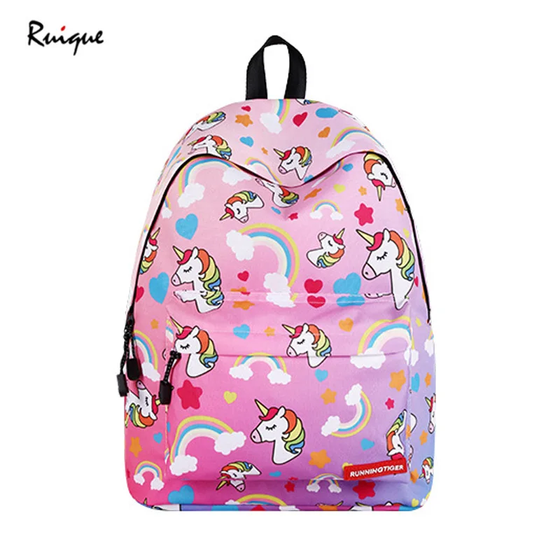 Ruique Girls New Ctue Unicorn Printing Backpack Teenagers Fashion Canvas School Bags Female Large Capacity Travel Backpacks
Ruique Girls New Ctue Unicorn Printing Backpack Teenagers Fashion Canvas School Bags Female Large Capacity Travel Backpacks