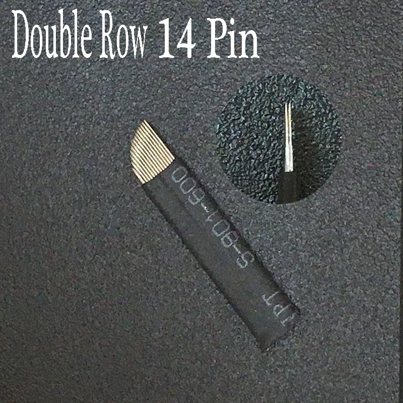 50pcs Double Row 14 Microblading Blades Tattoo Needles Fog Eyebrow Permanent Makeup Manual Tool 14 Flat Needle Manual Pen 2 Row
50pcs Double Row 14 Microblading Blades Tattoo Needles Fog Eyebrow Permanent Makeup Manual Tool 14 Flat Needle Manual Pen 2 Row