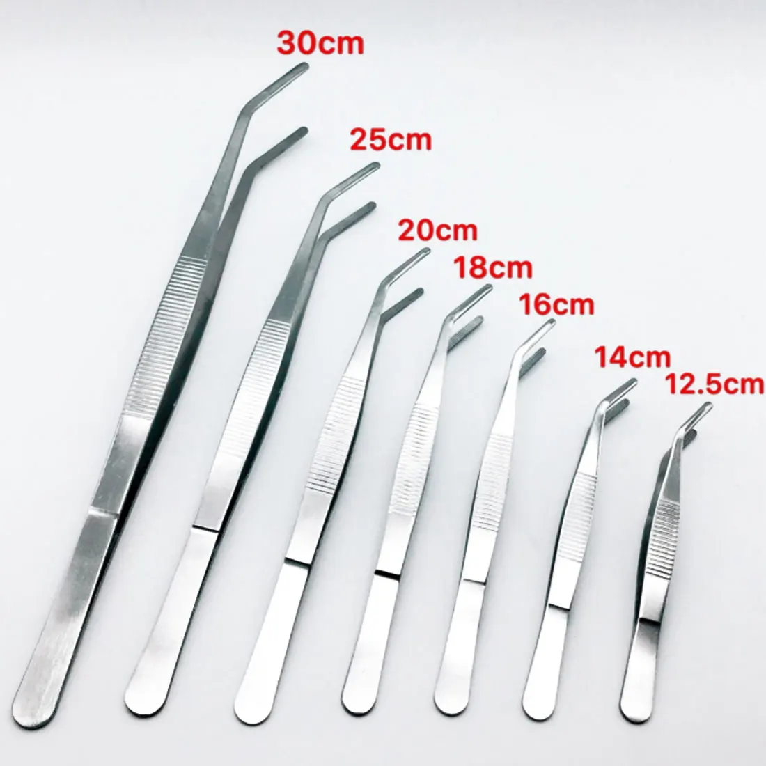 12.5-30CM Stainless Steel Handle Curved Aimed Tweezers Waterweed Tool Medical Repair Tools
12.5-30CM Stainless Steel Handle Curved Aimed Tweezers Waterweed Tool Medical Repair Tools