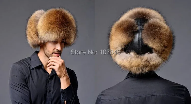 Men Nature Real Fox Fur Bomber Hats Leather Cover Winter Caps Fashion Ear Protector Headgear VK2256
Men Nature Real Fox Fur Bomber Hats Leather Cover Winter Caps Fashion Ear Protector Headgear VK2256
