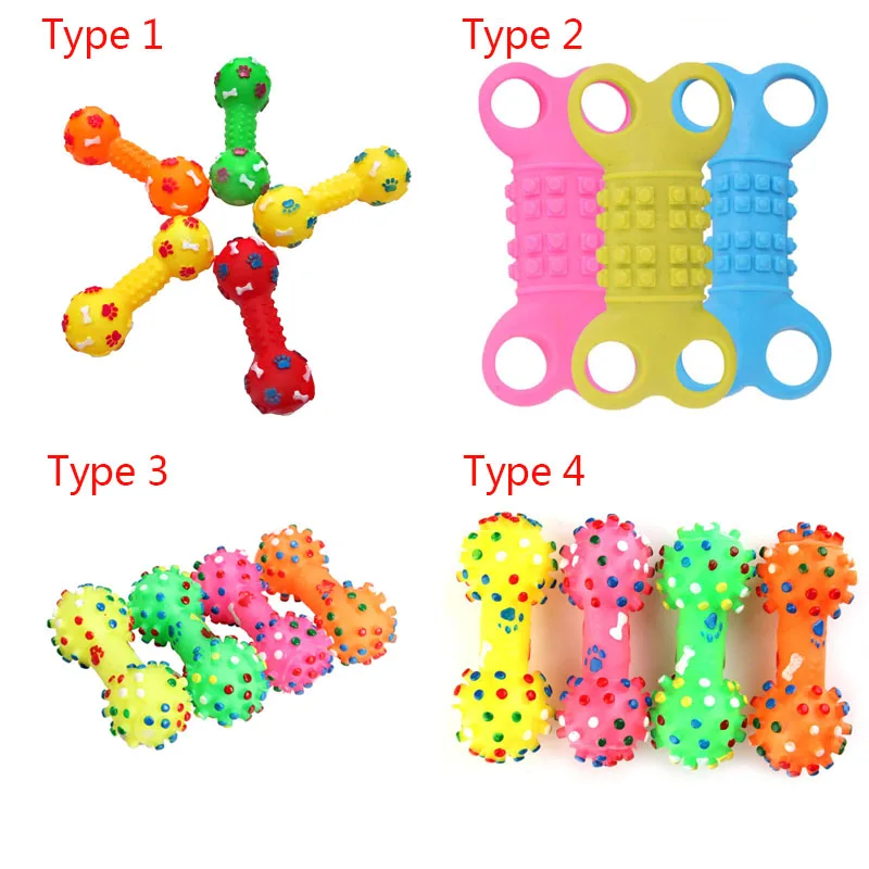Pet Cat Dog Chew Toys Puppy Squeaky Toy Rubber Dumbbell Chewing Fetching Training Playing Toys 1pc
Pet Cat Dog Chew Toys Puppy Squeaky Toy Rubber Dumbbell Chewing Fetching Training Playing Toys 1pc