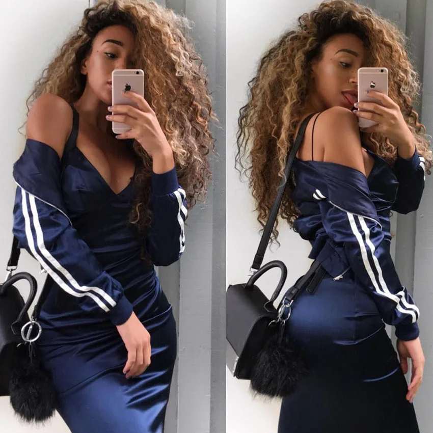 2017 Autumn Winter Two Piece Set Women Fashion Zipper Side Strape Crop Tops Drawstring Calf Length Pants Sexy Workout Tracksuit
2017 Autumn Winter Two Piece Set Women Fashion Zipper Side Strape Crop Tops Drawstring Calf Length Pants Sexy Workout Tracksuit