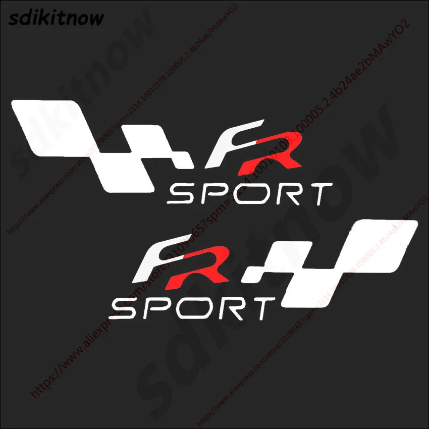 22x6cm 2 шт. кузова автомобиля Windows спортивный гоночный ПВХ Стикеры Испания FR