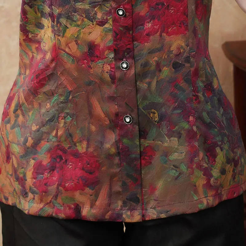 Chinese Women 100% Silk Shirt Summer New Silkworm Blouse Blusa Female Buttercup Silk Shirt Collar Tops Mujer Camisa TYR2102
Chinese Women 100% Silk Shirt Summer New Silkworm Blouse Blusa Female Buttercup Silk Shirt Collar Tops Mujer Camisa TYR2102