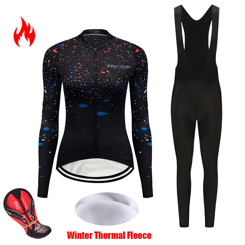 2021 Winter thermal fleece cycling jersey women set bicycle clothing triathlon suit sport maillot mtb bike clothes kit skinsuit
2021 Winter thermal fleece cycling jersey women set bicycle clothing triathlon suit sport maillot mtb bike clothes kit skinsuit