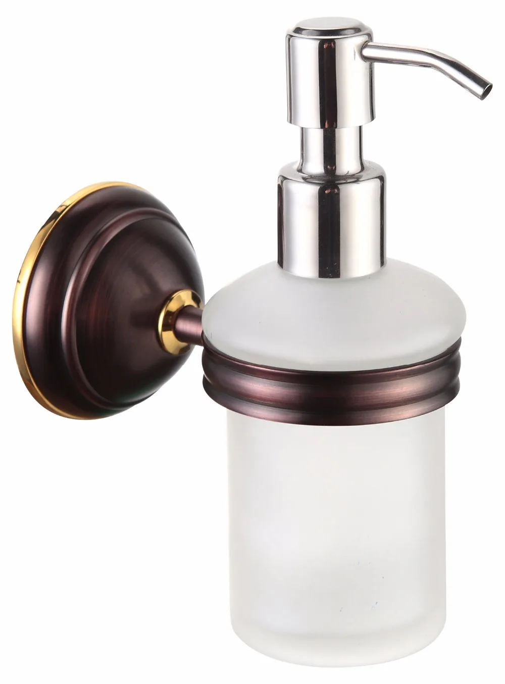 Luxury solid brass copper Brown Bronze Wall Mounted luxury Liquid Soap Dispenser With Glass Container/bottle --MD7948
Luxury solid brass copper Brown Bronze Wall Mounted luxury Liquid Soap Dispenser With Glass Container/bottle --MD7948